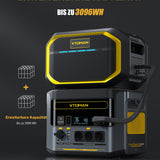 VTOMAN FlashSpeed 1500 Tragbare Powerstation 1548Wh mit 400W Solarpanel, LiFePO4 Solargenerator, 230V/1500W AC Ausgang/Eingang, Schnelle Vollladung in 1 Stunde für Zuhause, Angeln, Camping