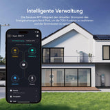 Zendure SolarFlow Balkonkraftwerk mit Speicher, Hyper 2000 mit 1800W Solar Eingang, Bidirektionales 1200W AC-Laden, Eingebaute Mikrowechselrichter, 1200W Ausgang, TOU, AB2000X 1920Wh LiFePO4 Akku